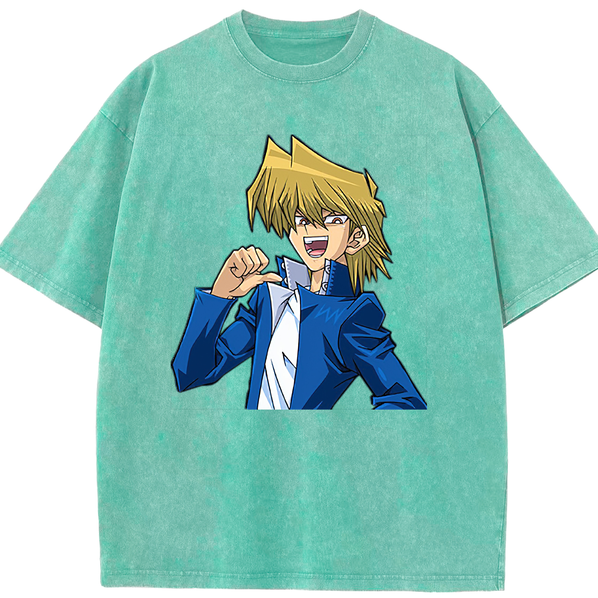 （画像用） 遊☆戯☆王 Yu-Gi-Oh! 綿100% ヴィンテージ風 半袖Tシャツ（フロントプリント）